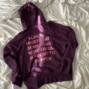 Spiritual Gangster hoodie maroon size medium